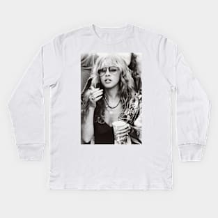 Stevie Nicks Is My Fairy Godmother Kids Long Sleeve T-Shirt